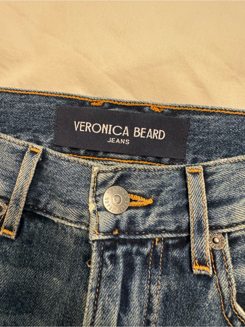 Veronica Beard Kasey Wide Leg Jeans In City Stroll